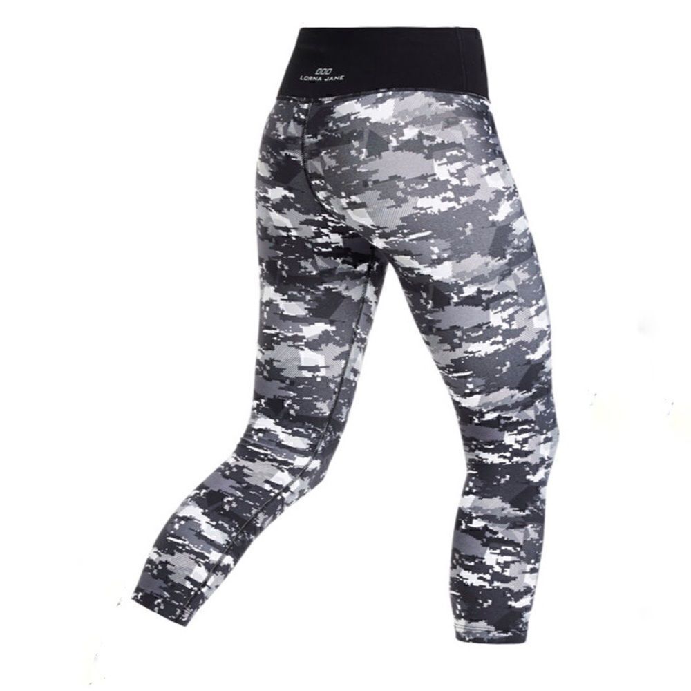 Lorna Jane Tough Girl camouflage 7/8 leggings xs - Picture 8 of 12